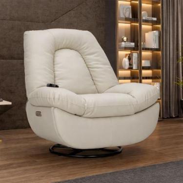 Imagem de Poltrona Reclinável Elétrica com Massagem e Aquecimento Salvana L07 ma