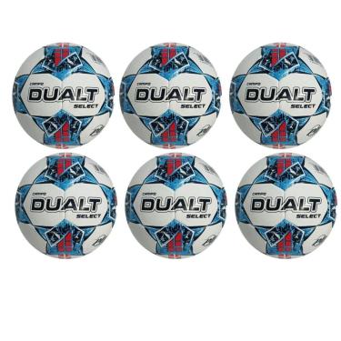 Imagem de Kit 06 Bolas De Futebol Campo Dualt Select Pro Costurada á Mão-Masculino