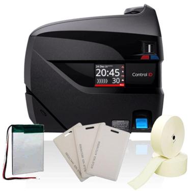 Imagem de Relógio Ponto Idclass, Nobreak, 2 Bobinas E 10 Cartões