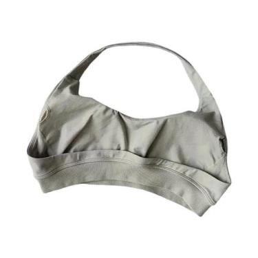 Imagem de Sutiã Esportivo Feminino De Alto Suporte, Sem Costura, Halter, Com Efe