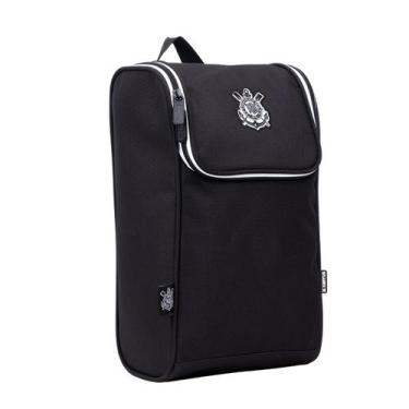 Imagem de Bolsa Porta Chuteira Corinthians Poderoso Timão Oficial, Preto, unico