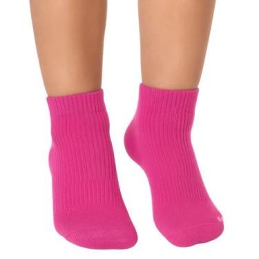 Imagem de Meia Infantil Menina Cano Curto Selene, Rosa, 29 a 34