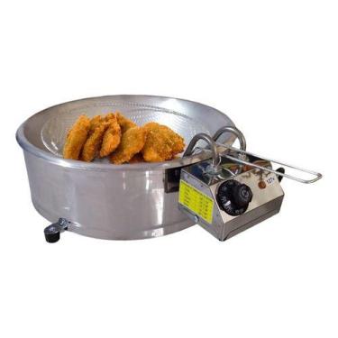 Imagem de Fritadeira Industrial Elétrica 7l Aço Inoxidável 220v Cor Aço Inox 110