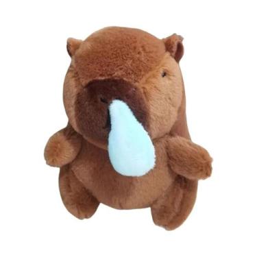 Imagem de Chaveiro De Pelúcia Multicolorido Capivara: Boneco De Pelúcia Fofo De 