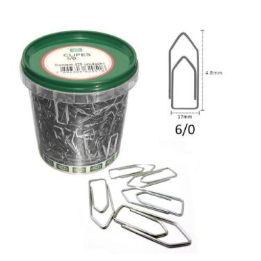 Imagem de Clips para Papel Acc Aço Galvanizado 6/0 C/120