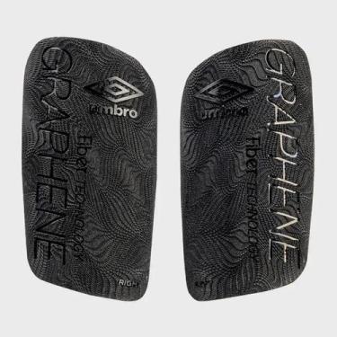 Imagem de Caneleira Umbro Graph Pro Preta, Único