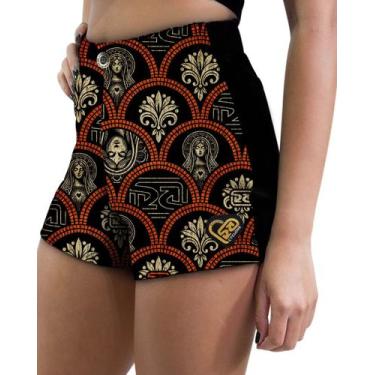 Imagem de (LANÇAMENTO) Short Feminino Cyclone Veludo Faith Style Light, Preto, L