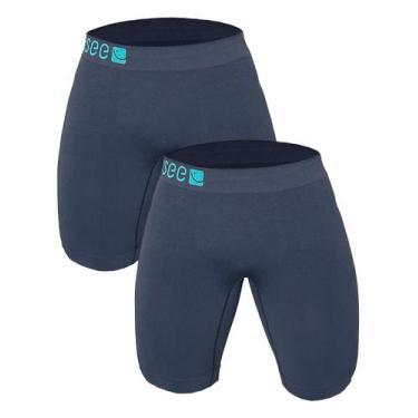 Imagem de Kit 2 Bermuda Térmica Microfibra Sem Costura Anti Assadura Usee Brasil