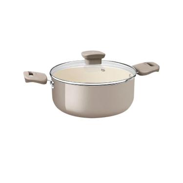 Imagem de Caçarola Tramontina Veronese Alumínio e Cerâmica Bege 20cm 2,6 L