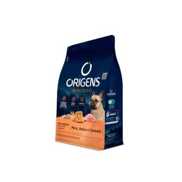 Imagem de Biscoito Origens para Cães Adultos Porte Mini e Pequeno Sabor Aveia e 