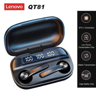 Imagem de Lenovo QT81 Bluetooth 5.1 tws Fones de ouvido True Wireless Headphones