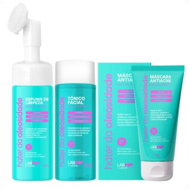 Imagem de Kit LabPop by Labotrat Hater da Oleosidade: Espuma de Limpeza, Tônico e Máscara Antiacne