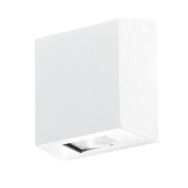 Imagem de Arandela de Parede Slim Quadrado Facho Duplo A 10,9cm x L 10,9cm x P 4