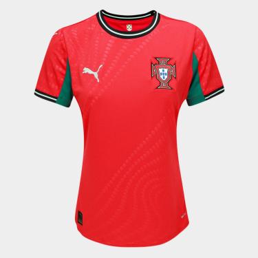Imagem de Camisa Seleção Portugal Home 25/26 s/n Torcedor Puma Feminina-Feminino