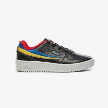 Imagem de TENIS FILA ARCADE 1142355 PRETO VERMELHO INFANTIL-Masculino