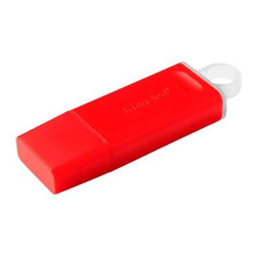 Imagem de Pendrive Kingston Exodia 64GB / USB 3.0 - Vermelho (KC-U2G64-7GR)