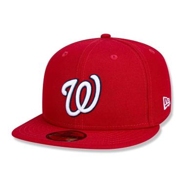 Imagem de Boné New Era MLB Washington Nationals 59FIFTY Aba Reta Fitted-Masculino