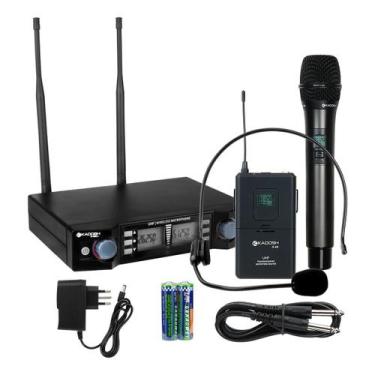 Imagem de Microfone De Mão Com Headset Bodypack Receptor K492c Kadosh