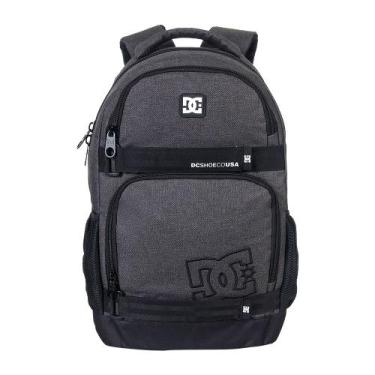 Imagem de Mochila esportiva de escola DC Shoes USA surf skate Original, Cinza, Ú