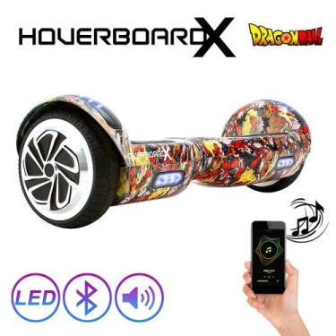 Imagem de Hoverboard Bluetooth 6,5 Dragon Ball Z VR HoverboardX com Led