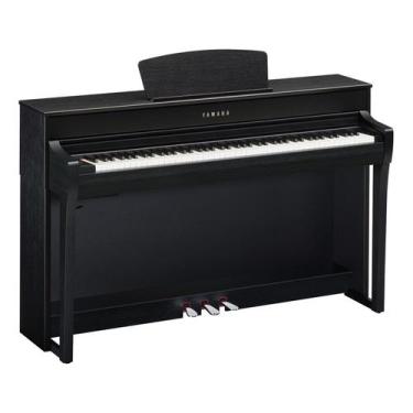 Imagem de Piano Clavinova Yamaha CLP735 PE Preto CLP-735