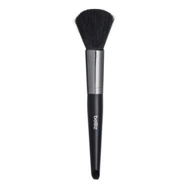 Imagem de Pincel para Pó Maquiagem Facial Preparação Acabamento Belliz