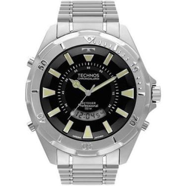 Imagem de Relógio Technos Masculino Skydiver Prata Caixa Grande WT205FY/1P