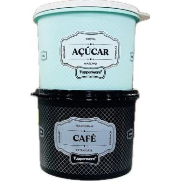 Imagem de Tupperware Kit 2 Peças Porta Café E Açúcar, Retrô Essence