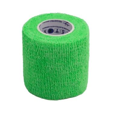 Imagem de Bandagem Elástica Autoadesivas De Compressão De Cor Verde Limão Não Te