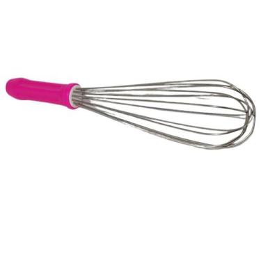 Imagem de Batedor fuê tipo pera 30 cm profissional - rosa pink - Doce Vida