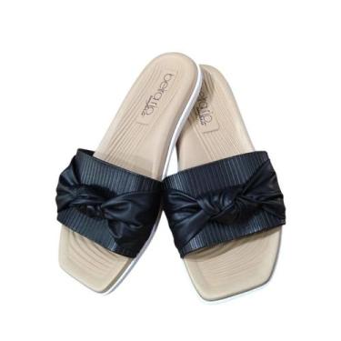 Imagem de Sandalia chinelo beira rio preto 8450.101, 36, Preto