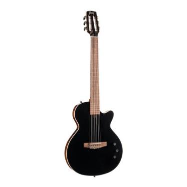 Imagem de Violao cort sunset nyletric ii bk nylon flat preto com capa