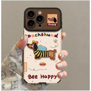 Imagem de Capa de celular Roemary Puppy Dachshunds para iPhone 14 Pro TPU