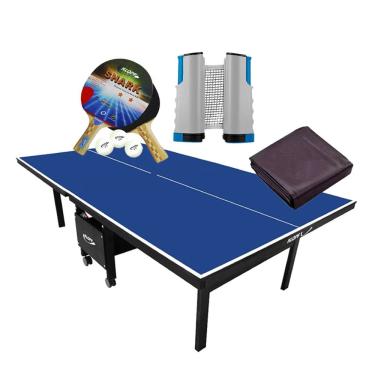 Imagem de MESA PING PONG 1084 KLOPF + Kit 5055 + Rede Retrátil + Capa Mesa Fechada