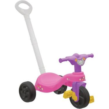 Imagem de Triciclo Encantado com Empurrador - Pais e Filhos