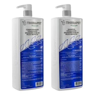 Imagem de Kit Shampoo e Condicionador Tonalizante Desamarelador de Pelos Brancos