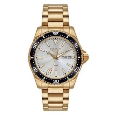 Imagem de Relógio Seculus Masculino Automático Dourado - 44237GPSVDA3