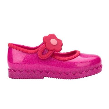 Imagem de Sandália Mini Melissa Hip Ballerina BB Rosa Glitter