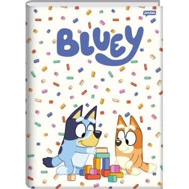 Imagem de Caderno Escolar Brochurão 80Fls Bluey X Jandaia C.D Grande