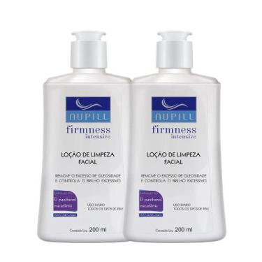 Imagem de Kit 2 Loção Limpeza Facial Skincare 200ml Nupill Firmness Intesive