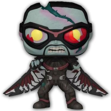 Imagem de Boneco Funko Pop! Colecionável Marvel Vingadores Heróis, Falcão Zumbi 