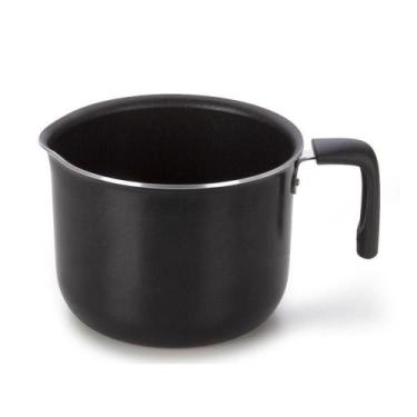 Imagem de Leiteira Induct+ Preta 16 Cm 2,4 L Alumínio Antiaderente - Multiflon