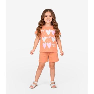 Imagem de Conjunto Menina Infantil Seletc Marrom, 8, Marrom