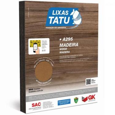 Imagem de Lixa Madeira Tatu 220 - Kit C/50 Pecas - LIXAS TATU