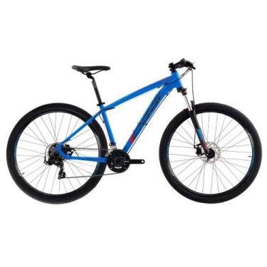 Imagem de Bicicleta Aro 29 Oggi Hacker Sport 21v - Azul/Vermelho/Preto, Tamanho 