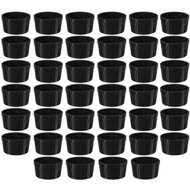 Imagem de Jogo 40 Potinhos de Molho Ramekim para Servir Petiscos 150ml Ramequim 