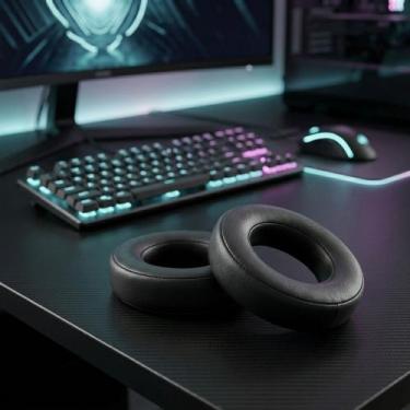 Imagem de Par Earpads Premium Compativel Com Corsair HS70 HS60 HS50 Espuma De Ou