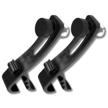 Imagem de Kit 2 Clamp de Microfone para Bateria Percussão Nylon Kadosh