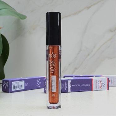 Imagem de BATOM LÍQUIDO METAL MATTE 4ML COR 01 COPPER - Efeito Metalizado - ANNE