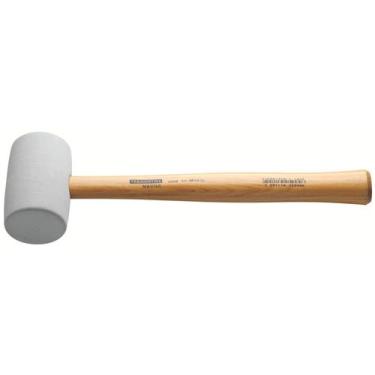 Imagem de Martelo de Borracha 450 g Tramontina com Cabo de Madeira Modelo Americ